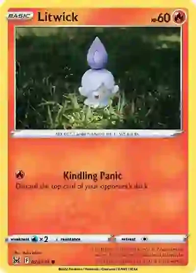 Litwick - 024/196 - Common - Reverse Holo