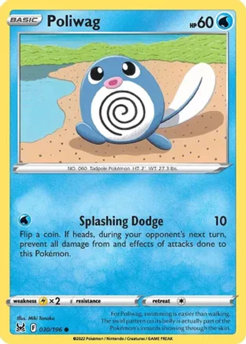 Poliwag - 030/196 - Common - Reverse Holo
