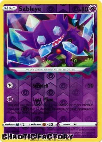Sableye - 070/196 - Holo Rare - Reverse Holo