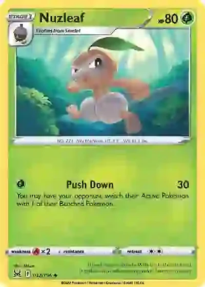 Nuzleaf - 012/196 - Uncommon - Reverse Holo