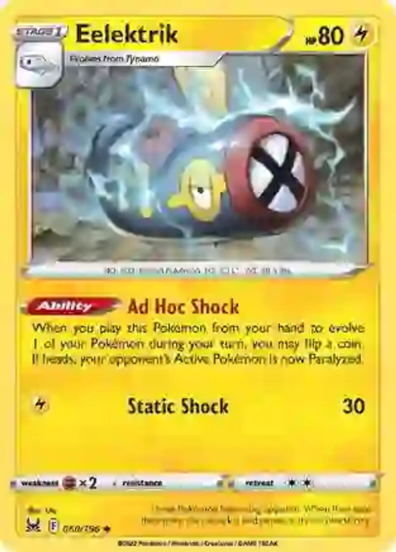 Eelektrik - 060/196 - Uncommon - Reverse Holo