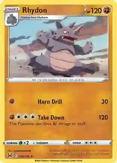 Rhydon - 090/196 - Uncommon - Reverse Holo