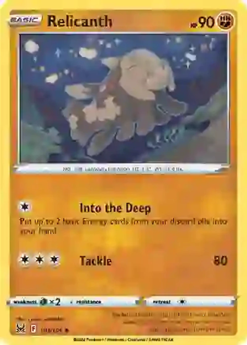 Relicanth - 101/196 - Uncommon - Reverse Holo