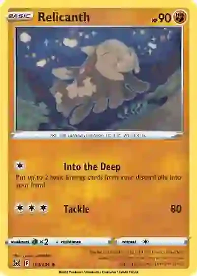 Relicanth - 101/196 - Uncommon - Reverse Holo
