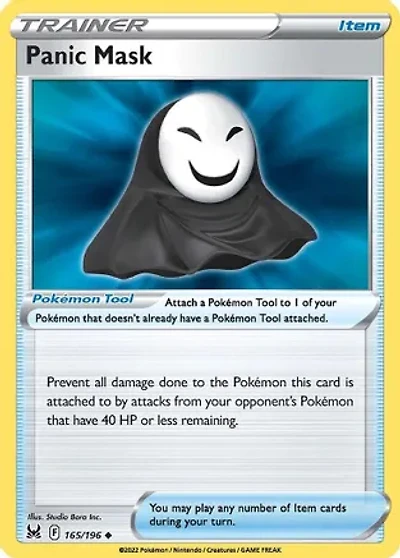 Panic Mask - 165/196 - Uncommon - Reverse Holo