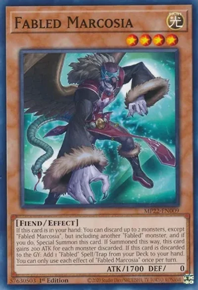 Fabled Marcosia - MP22-EN009 - Common - 1st Edition