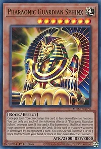 Pharaonic Guardian Sphinx - MP22-EN070 Ultra Rare 1st Edition