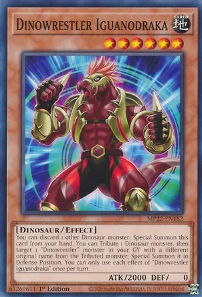 Dinowrestler Iguanodraka - MP22-EN182 - Common - 1st Edition