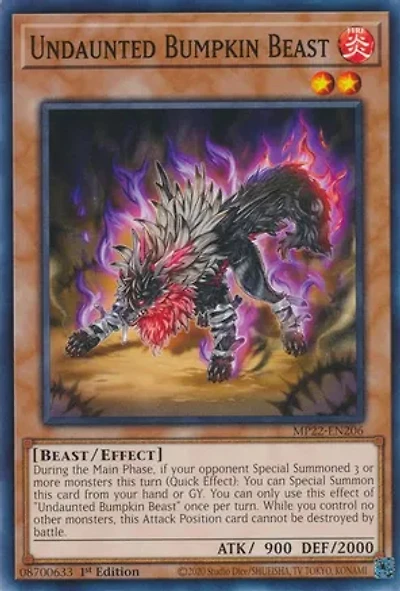 Undaunted Bumpkin Beast - MP22-EN206 - Common - 1st Edition