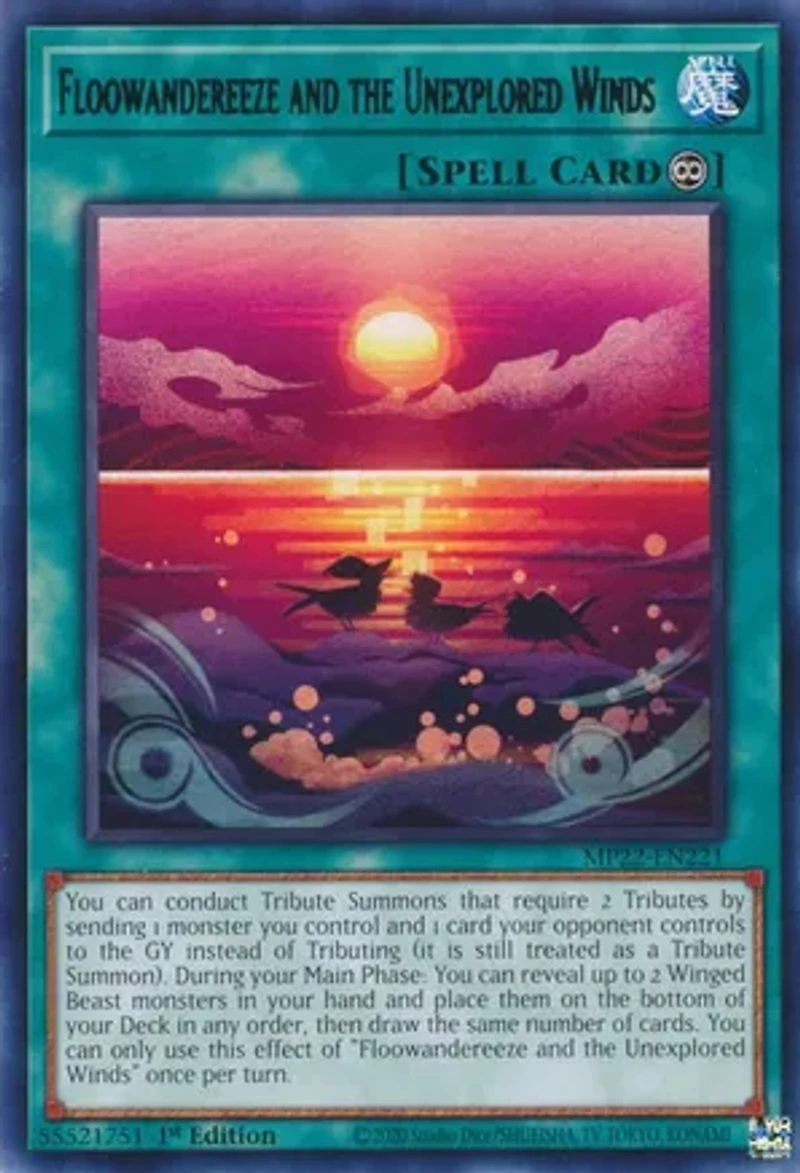 Floowandereeze and the Unexplored Winds - MP22-EN221 - Rare - 1st Edition