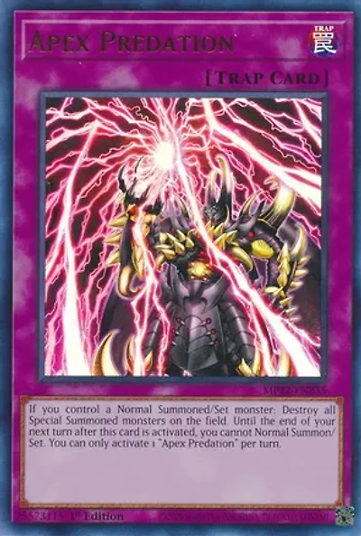 Apex Predation - MP22-EN235 - Ultra Rare - 1st Edition
