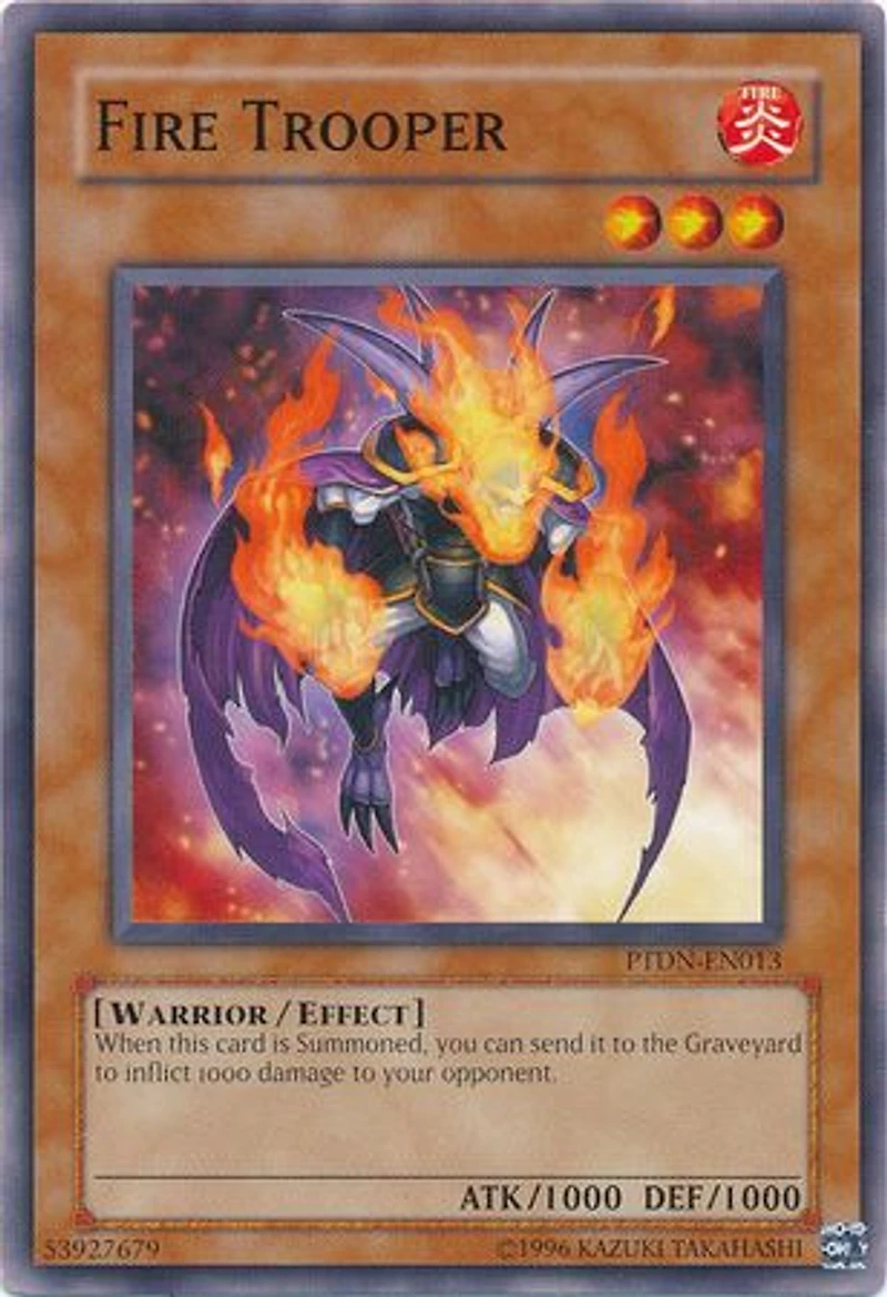 Fire Trooper - PTDN-EN013 - Common - Unlimited Edition