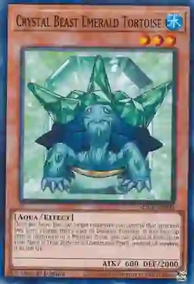 Crystal Beast Emerald Tortoise - SDCB-EN003 - Common - 1st Edition