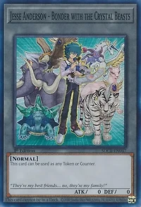 Jesse Anderson - Bonder with the Crystal Beasts - SDCB-EN047 - Super Rare - 1st Edition