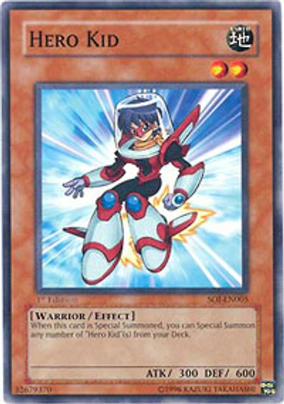Hero Kid - SOI-EN005 - Common - Unlimited Edition