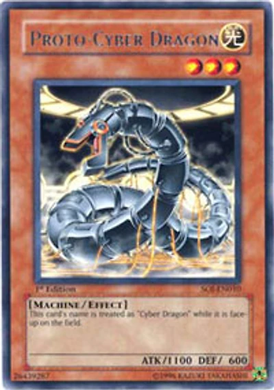 Proto-Cyber Dragon - SOI-EN010 Rare Unlimited Edition