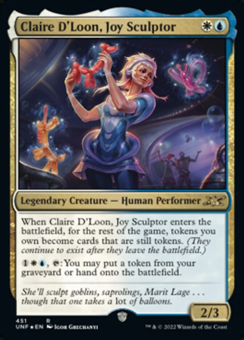 Claire D'Loon, Joy Sculptor - Galaxy Foil