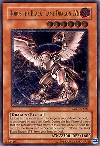 Horus the Black Flame Dragon LV6 - SOD-EN007 - Ultimate Rare