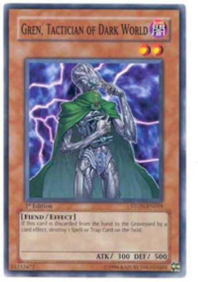 Gren, Tactician of Dark World - STON-EN019 - Common - Unlimited Edition