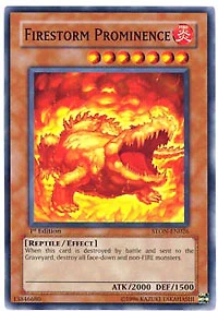 Firestorm Prominence - STON-EN026 - Common - Unlimited Edition