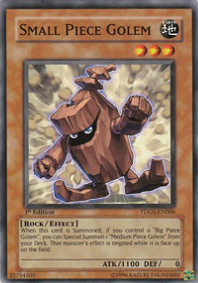 Small Piece Golem - TDGS-EN006 - Common - Unlimited Edition