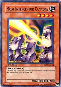 Moai Interceptor Cannons - TLM-EN014 - Common - Unlimited Edition