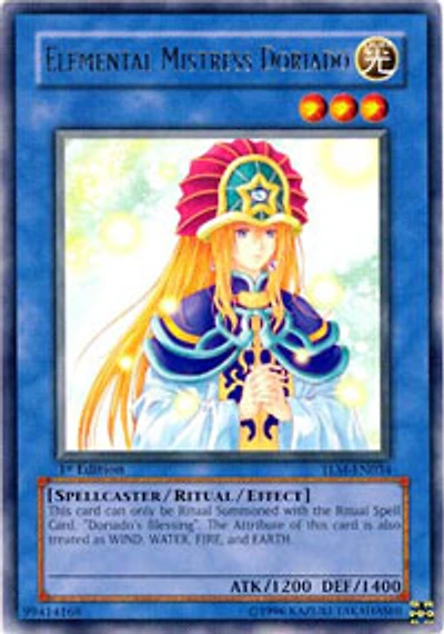 Elemental Mistress Doriado - TLM-EN034 Rare Unlimited Edition
