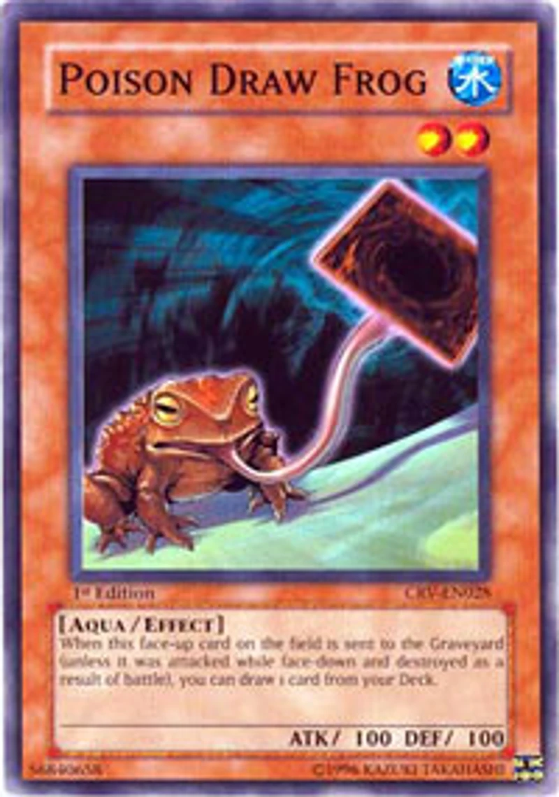 Poison Draw Frog - CRV-EN028 - Common - Unlimited Edition