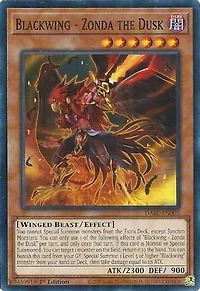 Blackwing - Zonda the Dusk - DABL-EN005 - Common - 1st Edition