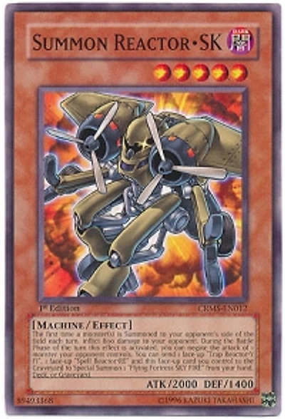 Summon Reactor  SK - CRMS-EN012 - Common - Unlimited Edition