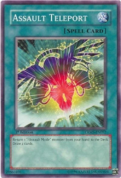 Assault Teleport - CRMS-EN052 - Common - Unlimited Edition