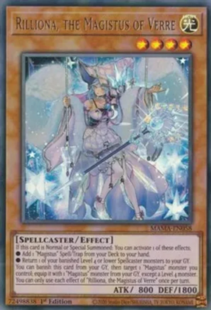 Rilliona, the Magistus of Verre - MAMA-EN058 - Ultra Rare - 1st Edition