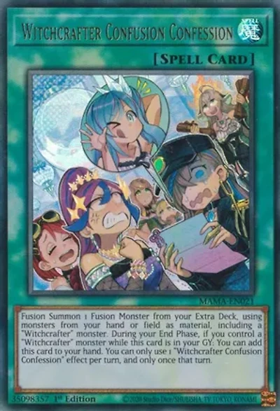 Witchcrafter Confusion Confession - MAMA-EN021 - Ultra Rare - 1st Edition