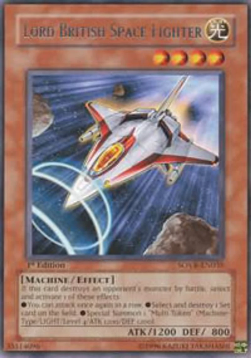 Lord British Space Fighter - SOVR-EN035 Rare Unlimited Edition