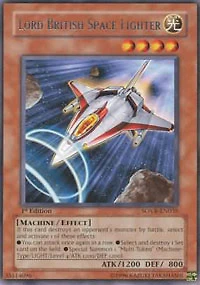 Lord British Space Fighter - SOVR-EN035 Rare Unlimited Edition