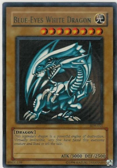 Blue-Eyes White Dragon - SDK-001 - Ultra Rare - Unlimited Edition