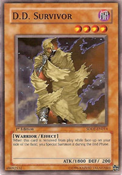 D.D. Survivor - SDDE-EN014 - Common - Unlimited Edition