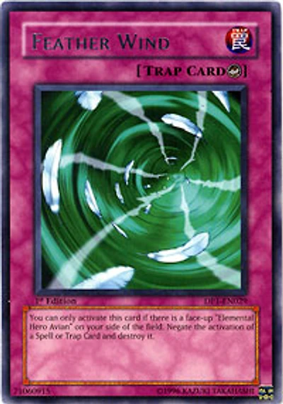 Feather Wind - DP1-EN029 - Rare - Unlimited Edition