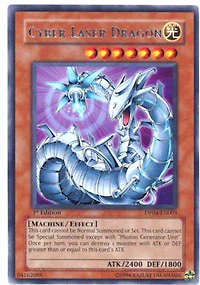 Cyber Laser Dragon - DP04-EN003 Rare Unlimited Edition