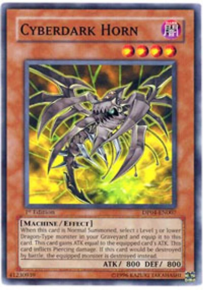 Cyberdark Horn - DP04-EN007 - Common - Unlimited Edition