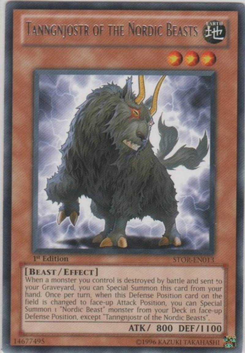Tanngnjostr of the Nordic Beasts - STOR-EN013 - Rare - Unlimited Edition