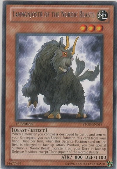 Tanngnjostr of the Nordic Beasts - STOR-EN013 - Rare - Unlimited Edition