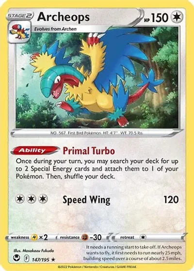 Archeops - 147/195 - Holo Rare