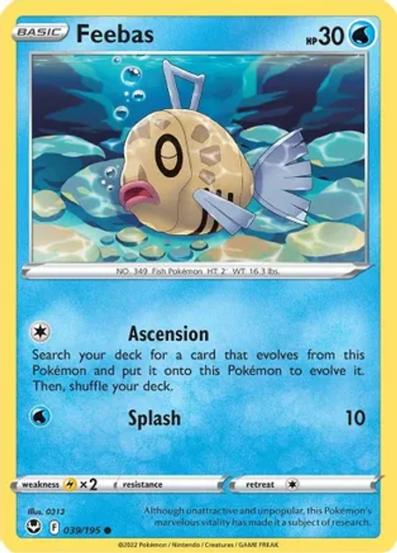 Feebas - 039/195 - Common - Reverse Holo