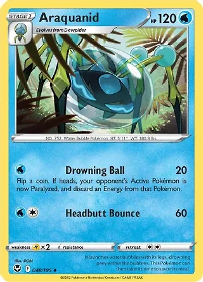 Araquanid - 048/195 - Uncommon - Reverse Holo