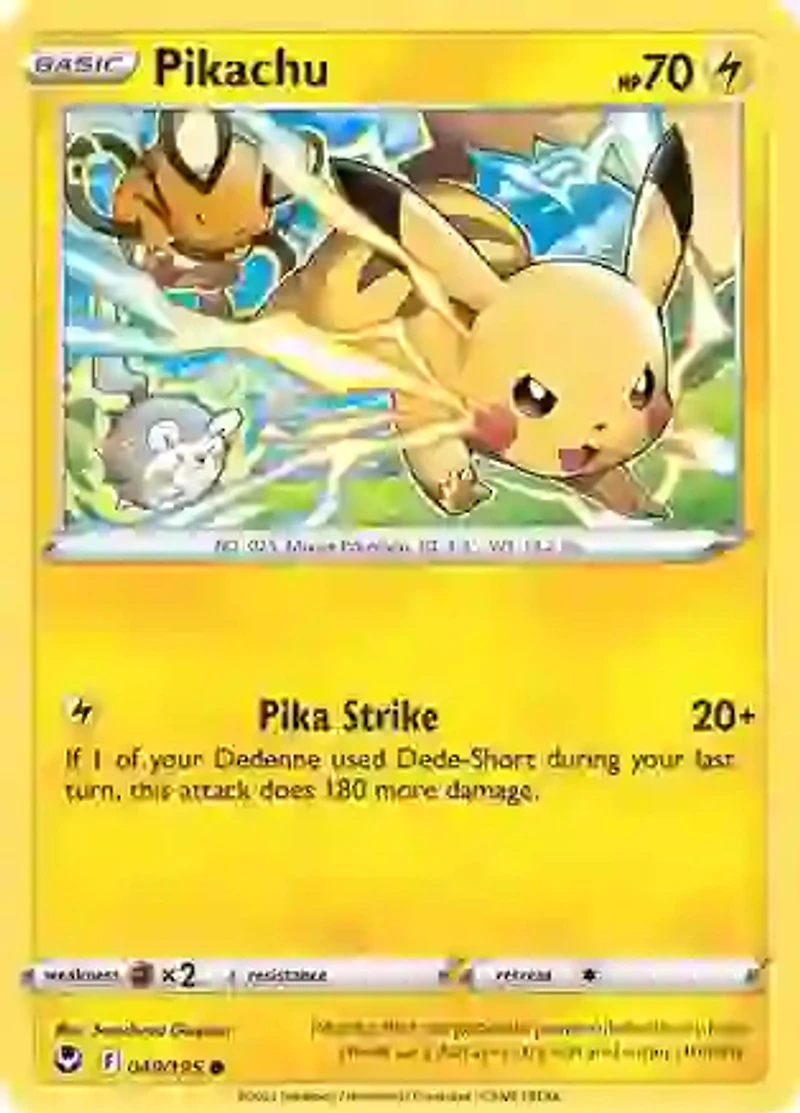 Pikachu - 049/195 - Common - Reverse Holo
