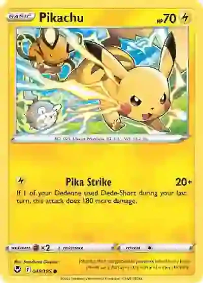 Pikachu - 049/195 - Common - Reverse Holo