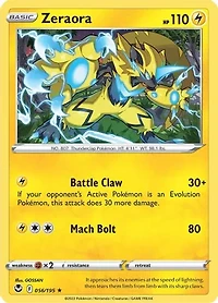 Zeraora - 056/195 - Rare - Reverse Holo