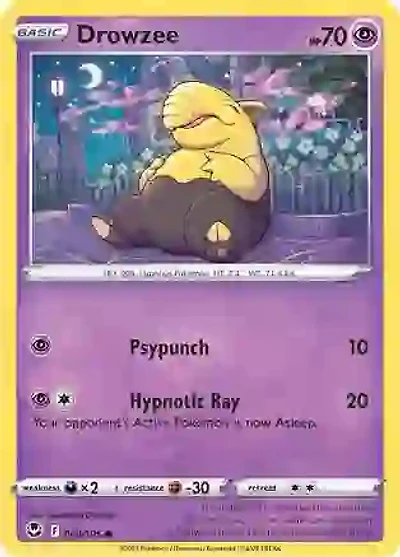 Drowzee - 060/195 - Common - Reverse Holo