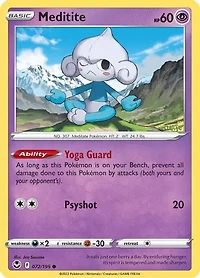 Meditite - 072/195 - Common - Reverse Holo